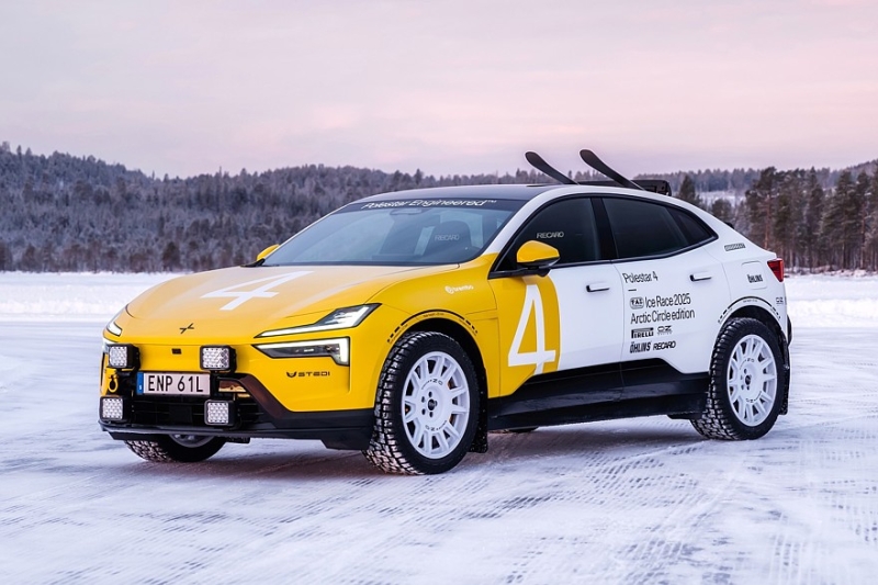 У Polestar 2, 3 и 4 появились спецверсии Arctic Circle в раллийном стиле