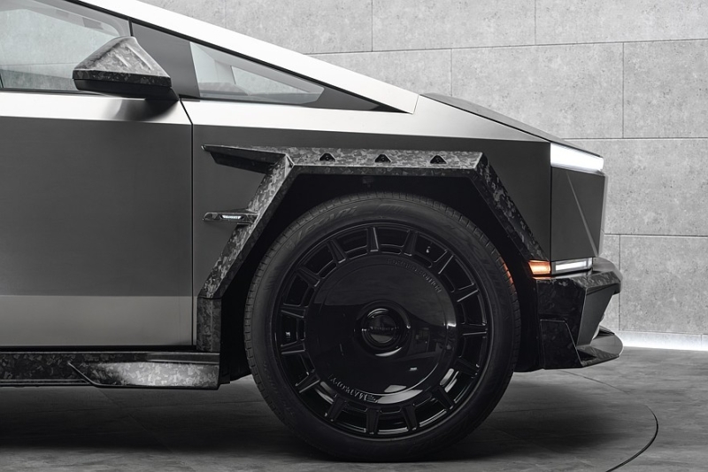 Страшный и ещё страшнее: ателье Mansory наконец-то добралось до Tesla Cybertruck